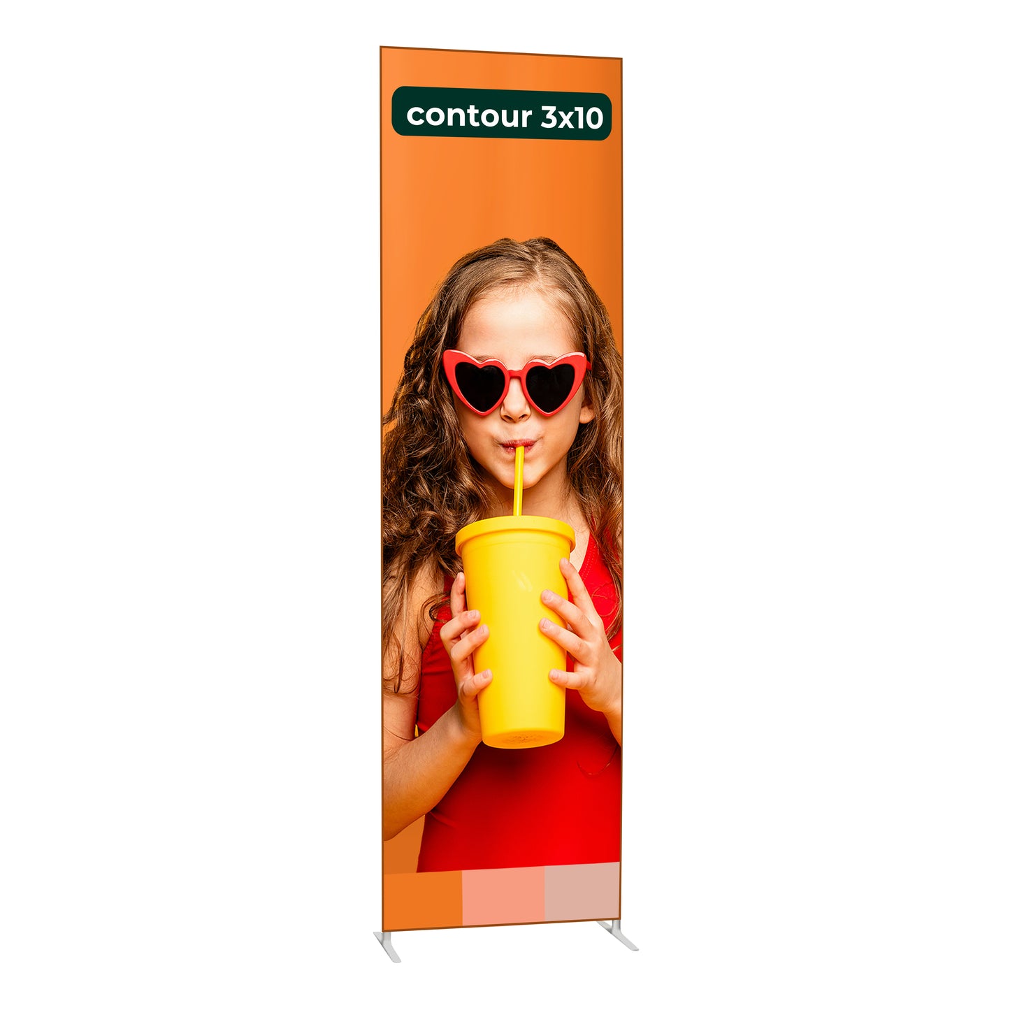 Zilla Contour Series Fabric Display - 3x10