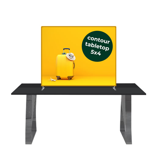 Zilla Contour Series Tabletop Fabric Display - 5x4