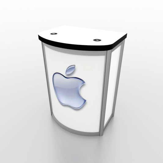 Curved Charging Pedestal - RENTAL