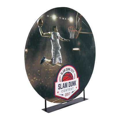 Budget 7' Circle Double-Sided Fabric Display