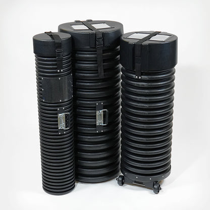 Tank Tube Durable Ribbed Construction Case with Wheels