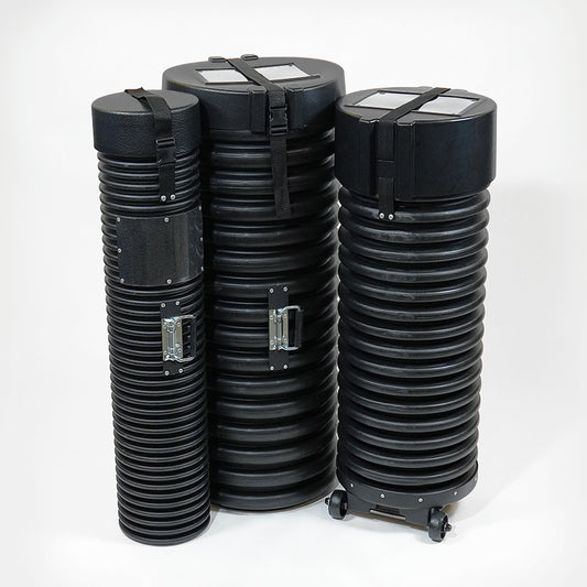 Tank Tube Durable Ribbed Construction Case with Wheels