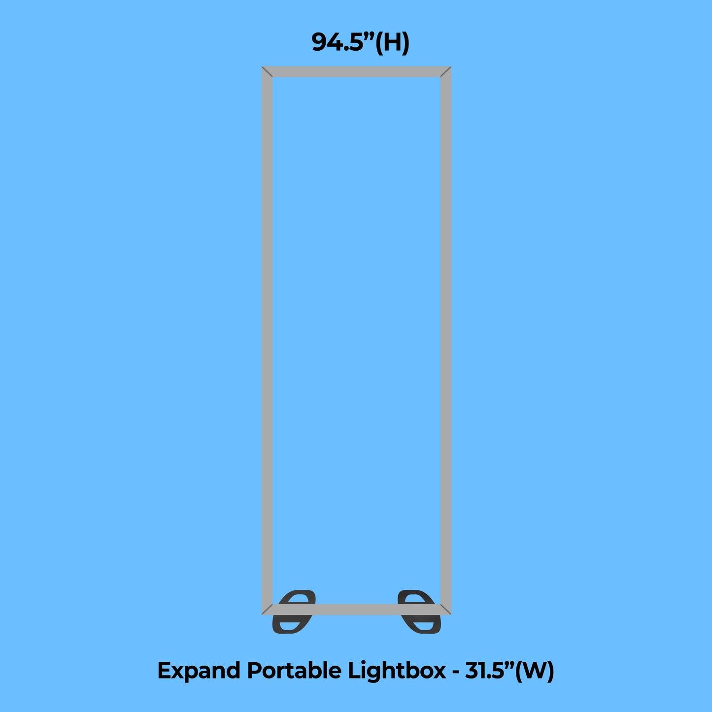 Expand Portable Lightbox - 31.5"W x 94.5"H