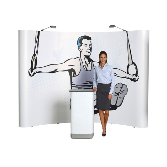 Expolinc 10' Curved Pop Up Display Kit