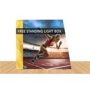 Angled Freestanding Light Box 108" X 96 Graphic Replacements