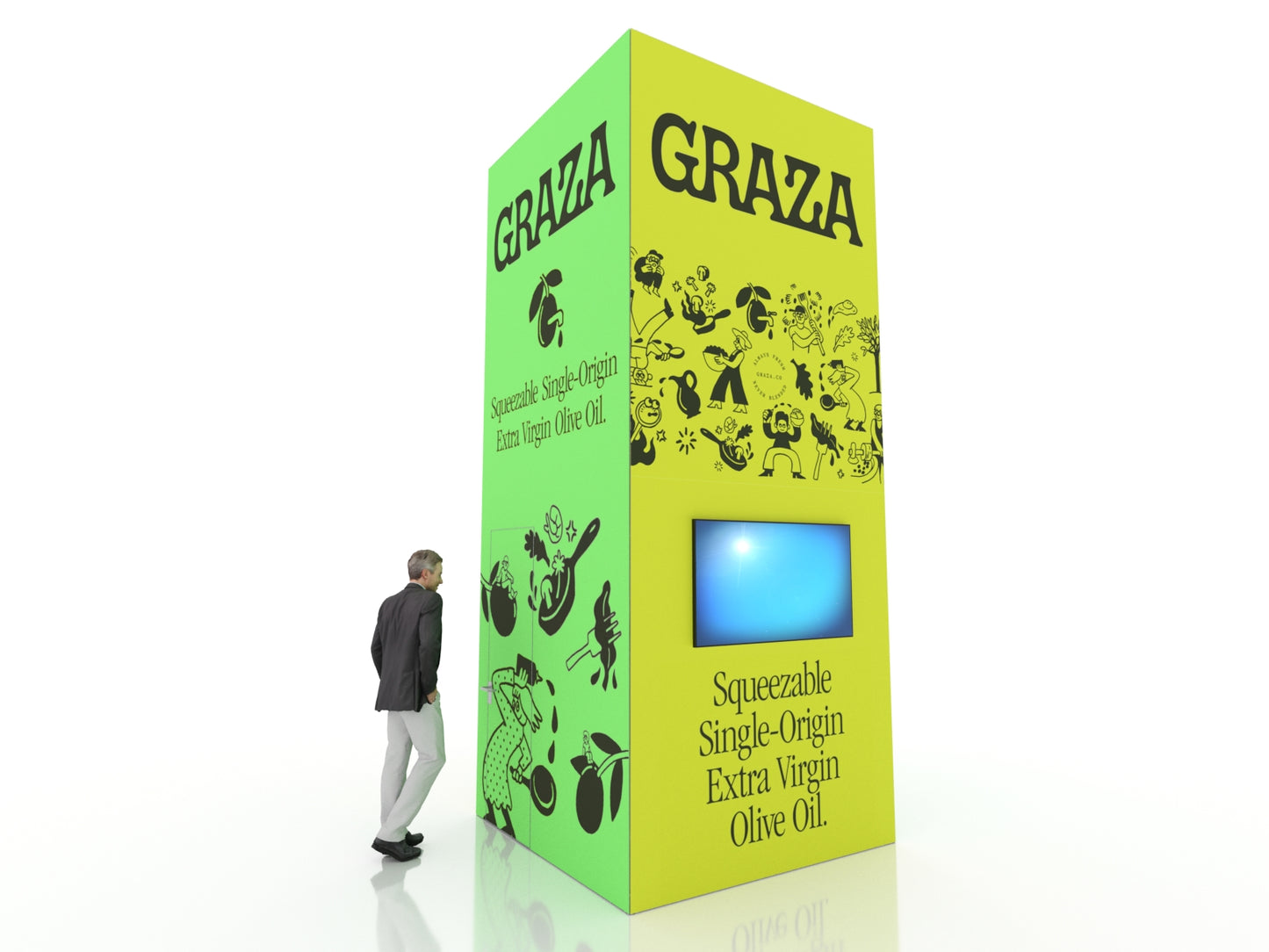 HoloFrame 16ft x 7ft x 7ft Tower Storage Room TV