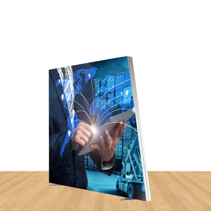 108" X 96" Angled Igniter Light Box Display
