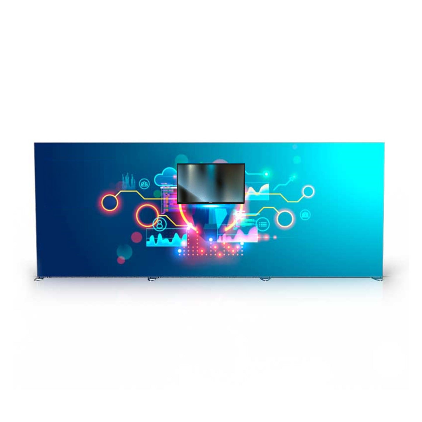238" x 96" Igniter Light Box with Monitor Mount