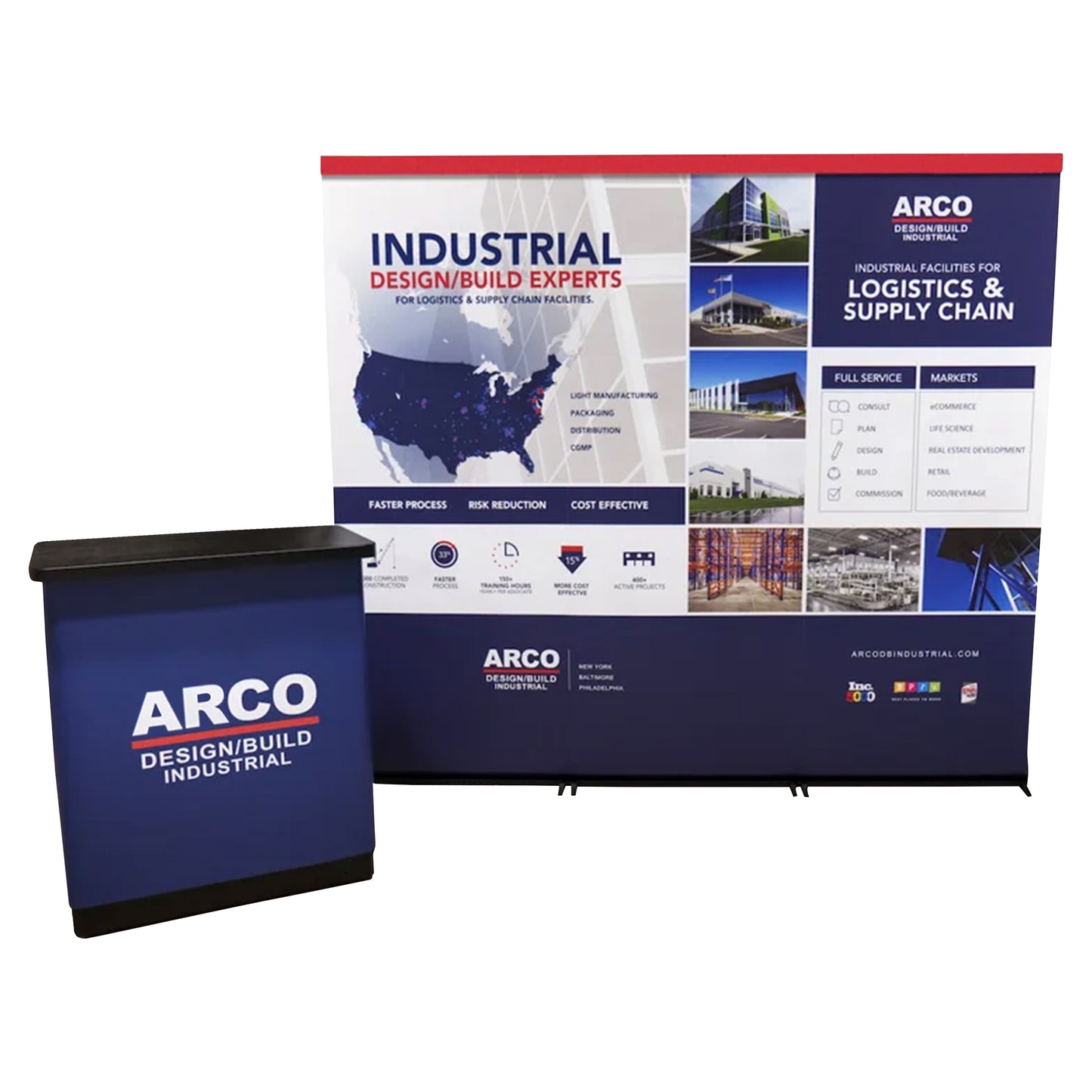 LinkZilla Seamless Retractable Banner Stand System