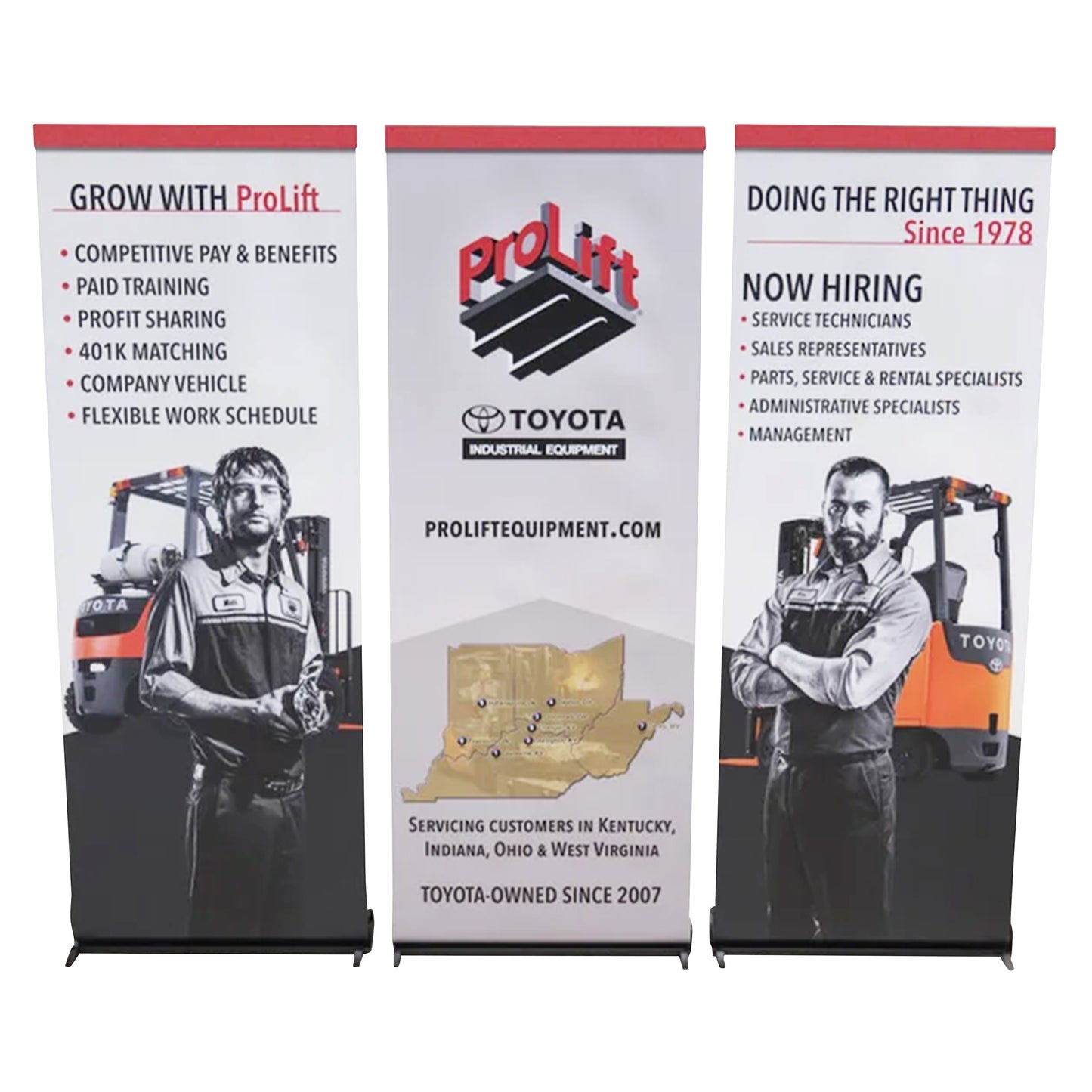 LinkZilla Seamless Retractable Banner Stand System
