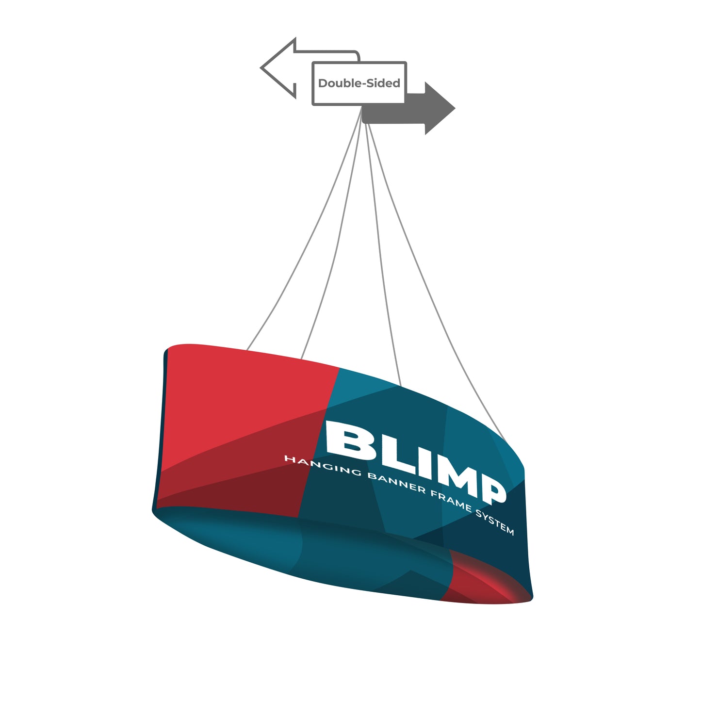 12' Ellipse Hanging Sign