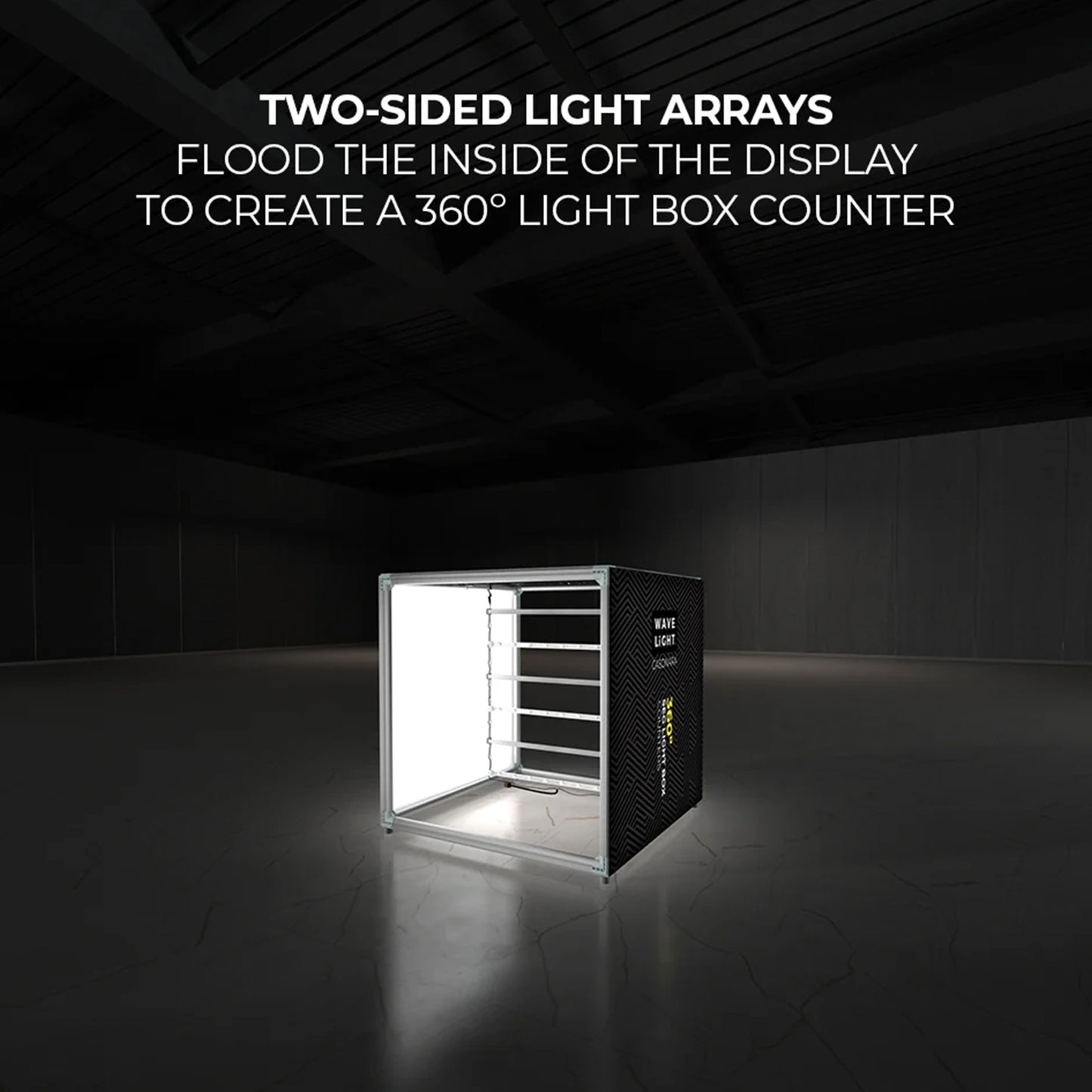 WaveLight® Casonara SEG Light Counter Display - 100L