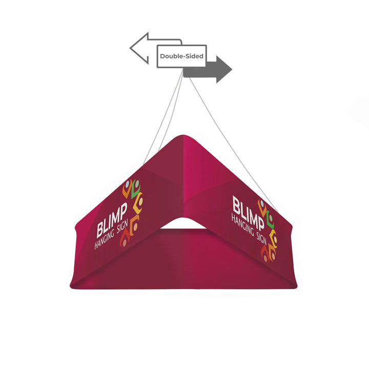 Triangular Sign Display Hanging Signs - Triangle – Zilla Display - Columbus, OH