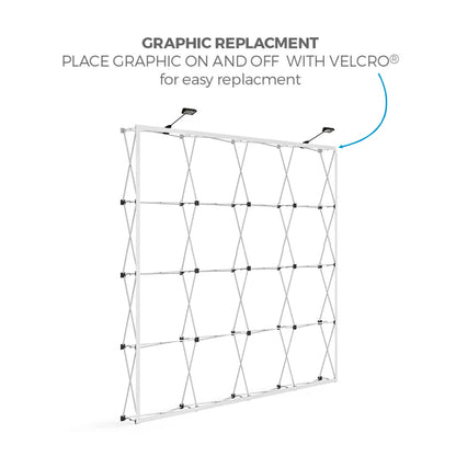 OneFabric 10ft x 10ft Pop-Up Straight Display
