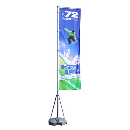 Mondo Flagpole 13 Ft. Double-Sided