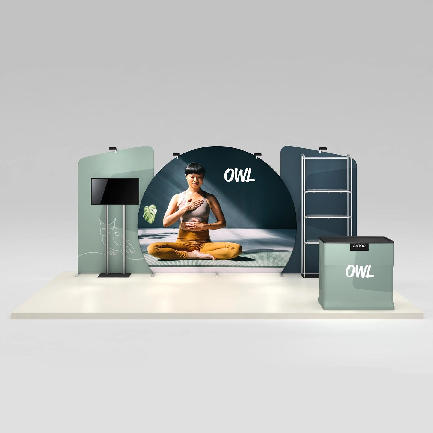 Owl 10x20 Inline Display