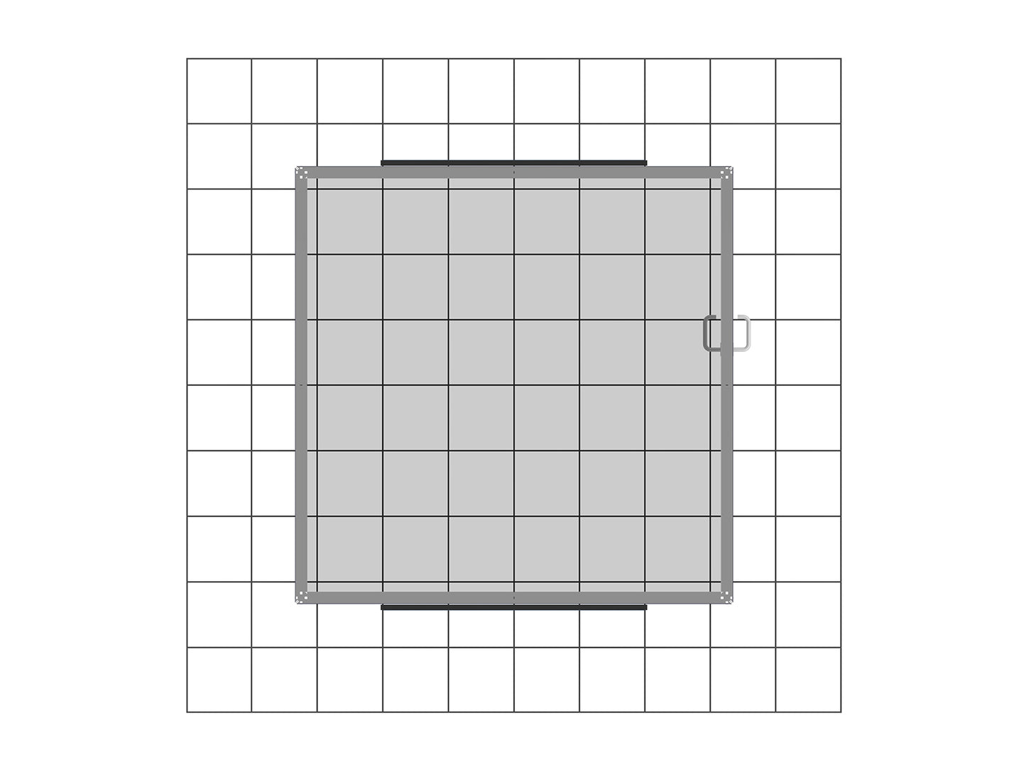 HoloFrame 16ft x 7ft x 7ft Tower Storage Room TV
