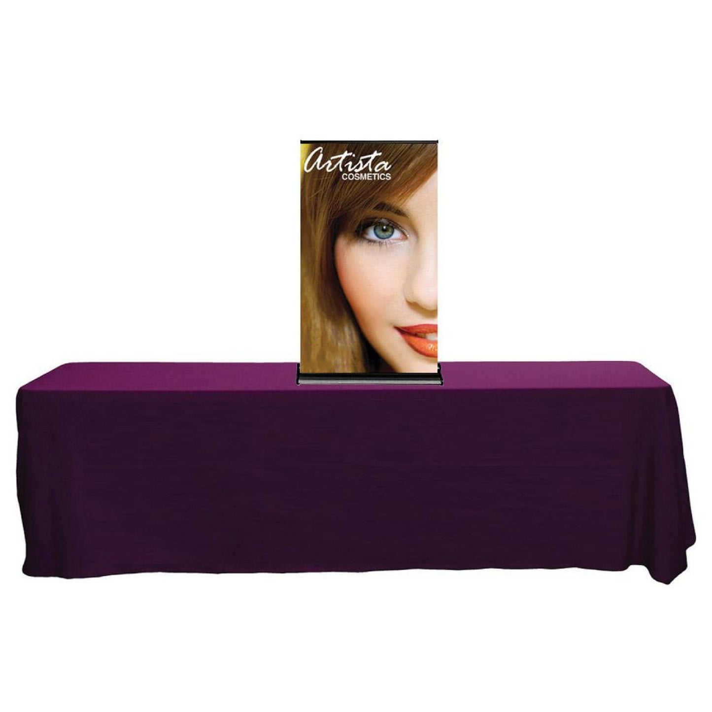 24 in. SilverStep® Tabletop Retractable Banner Stand
