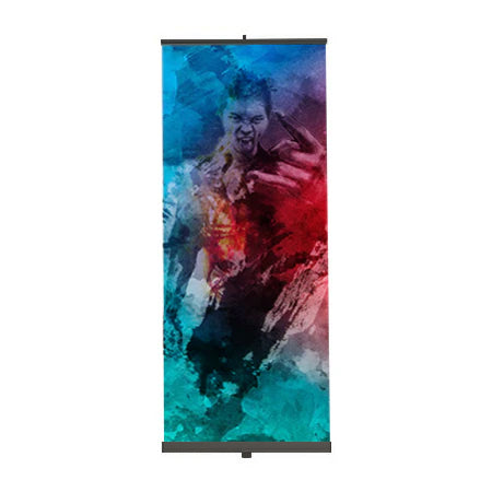 StandZilla Retractable Banner Stand - 33"W - Black