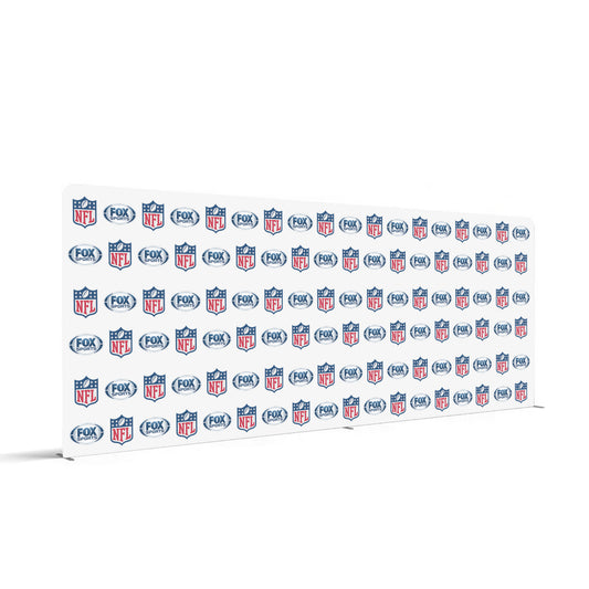 Step Repeat 20' Straight Display with Graphic
