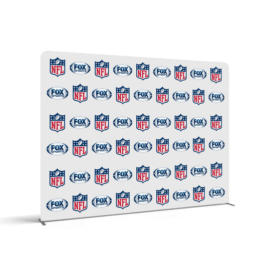 Step Repeat 10' Straight Display with Graphic