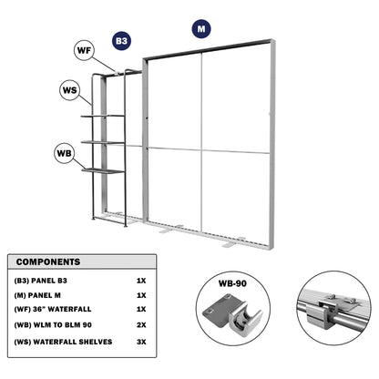 StraightLine 10ft Merchandiser M Kit