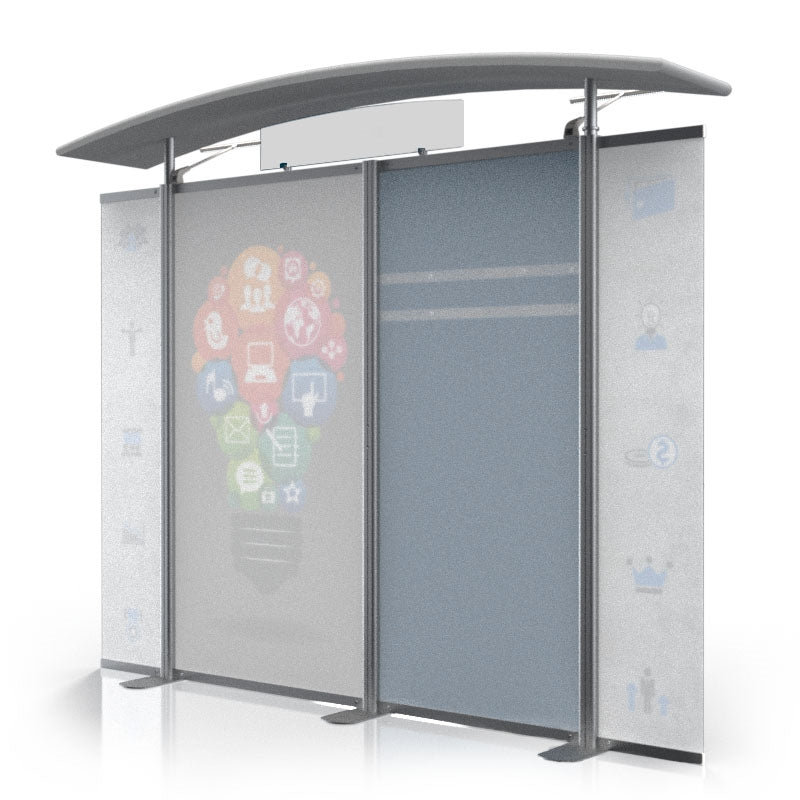 10ft Timberline™ Monitor Display w/ Arch Top & Fabric Sides