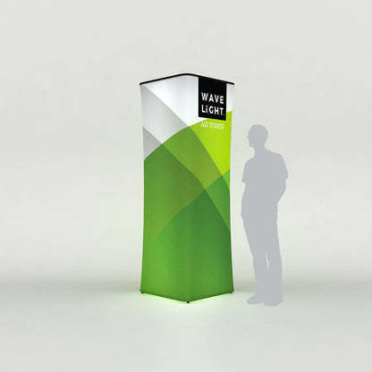 WaveLight® Air Backlit Inflatable Square Tower  - 90"H