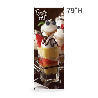 Basic-X Banner Stand 31.5 in. X 79 in.