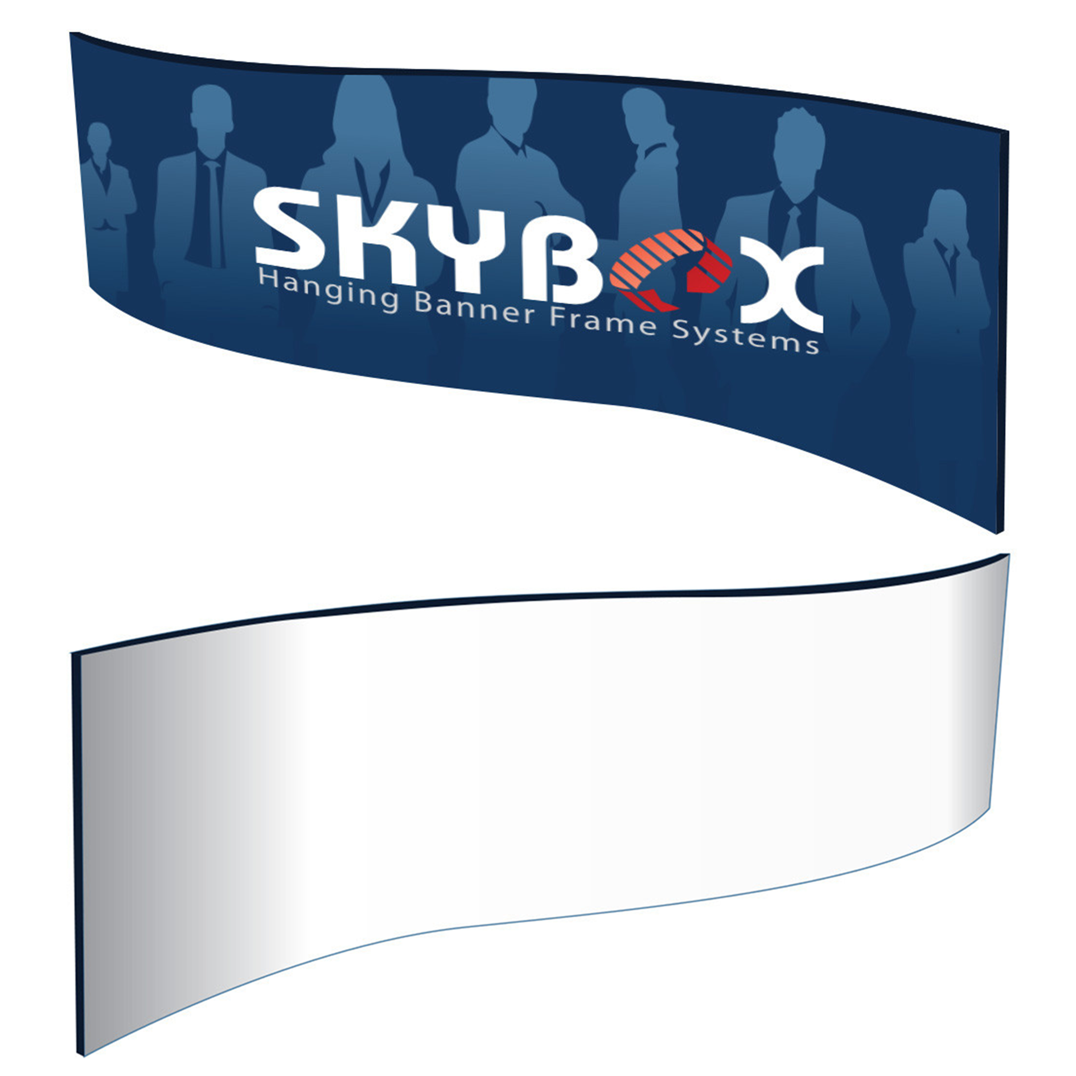 Wave Sign Frame Wave Hanging Sign | Zilla Display – Zilla Display - Columbus, OH