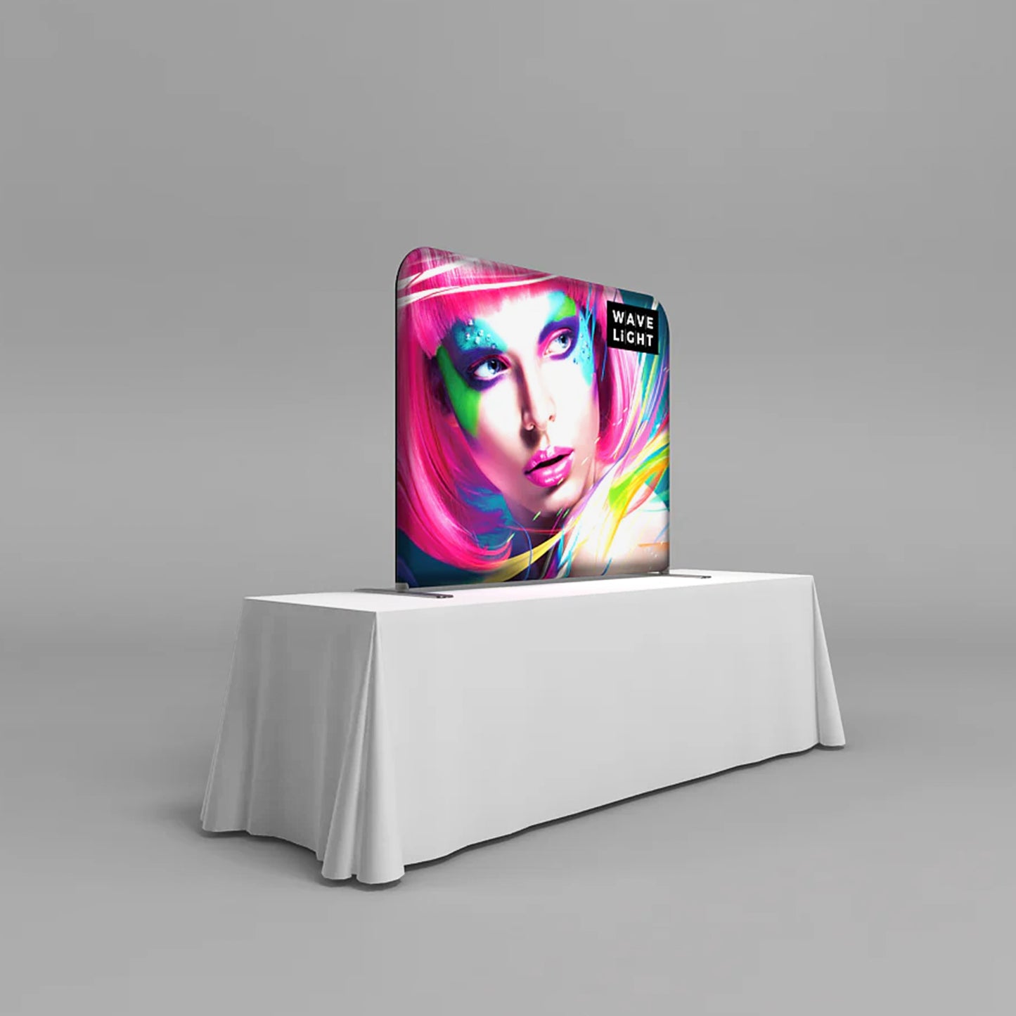 WaveLight 5ft Backlit Tabletop Display