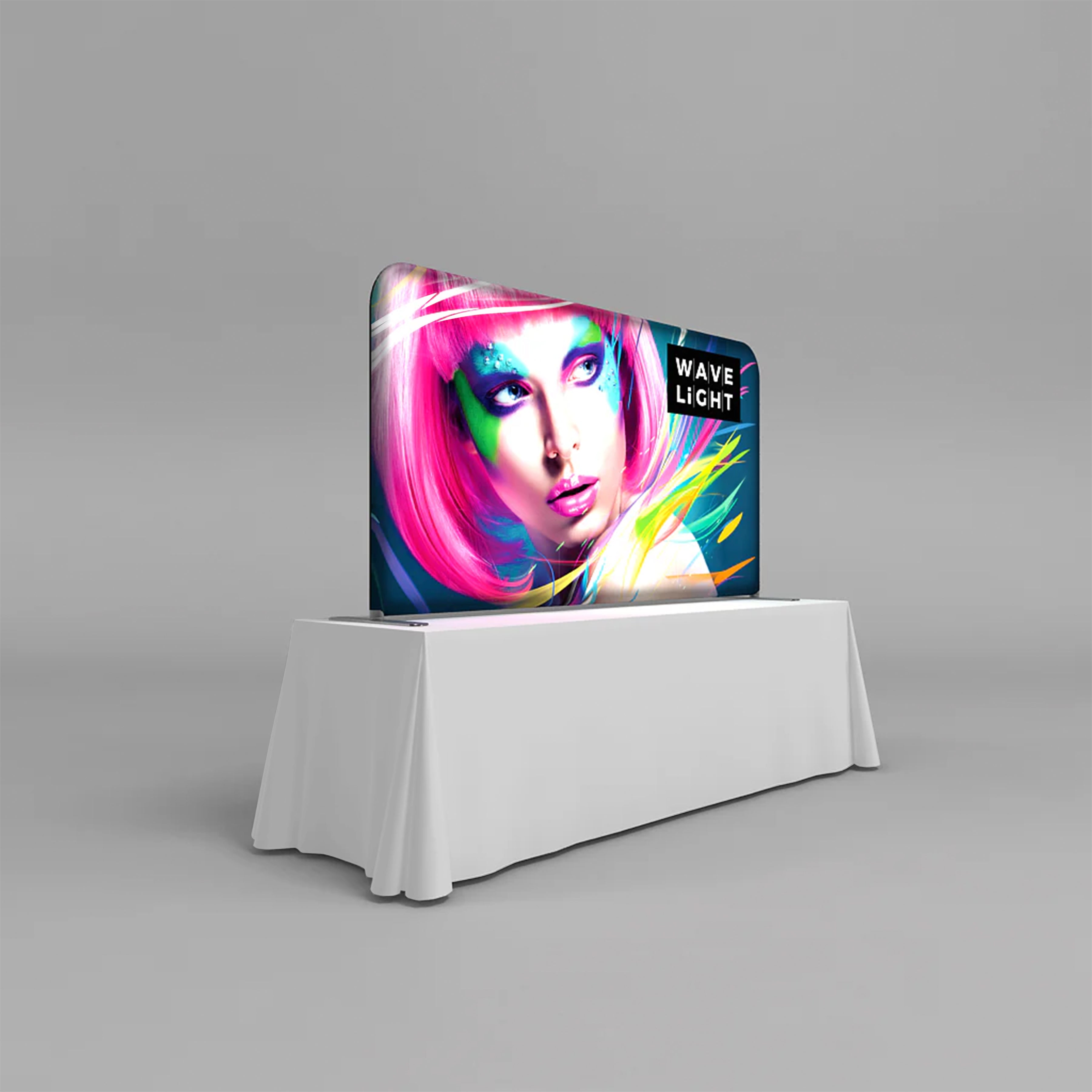 WaveLight Backlit 7.5ft Tabletop Display | Zilla Display – Zilla ...