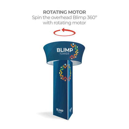WaveLine® Blimp Traingle Tower with Tapered Circle Sign