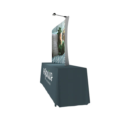 Waveline Display 6ft Curve Table Top