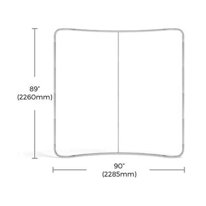 Waveline Display 8ft Curve