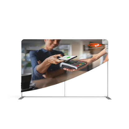 Waveline Display 8ft Straight Table Top