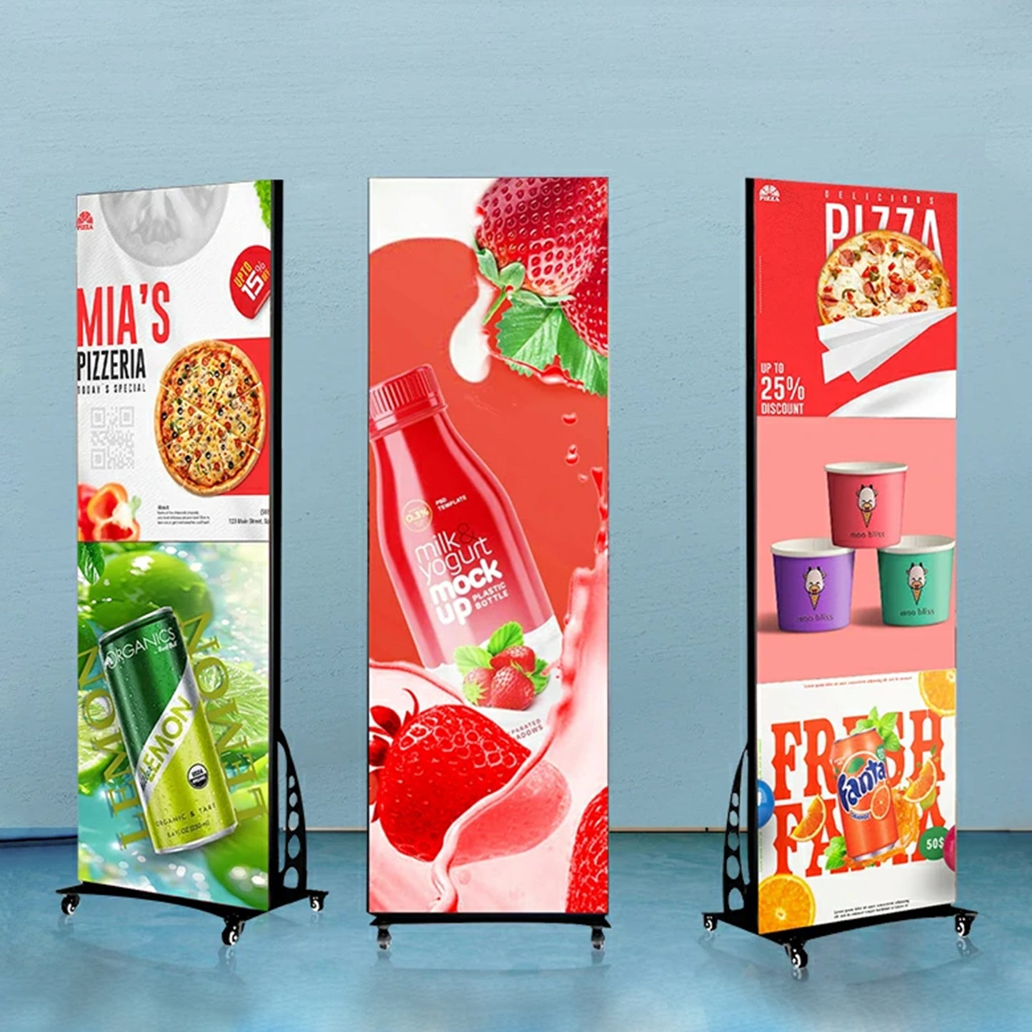 Z-Screen Digital Banner Stand