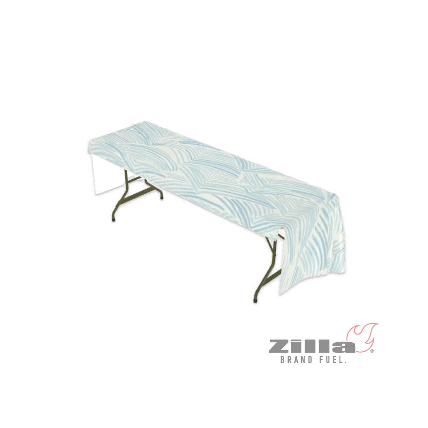 8' Economy ZThrow Table Cover (Full-Color)