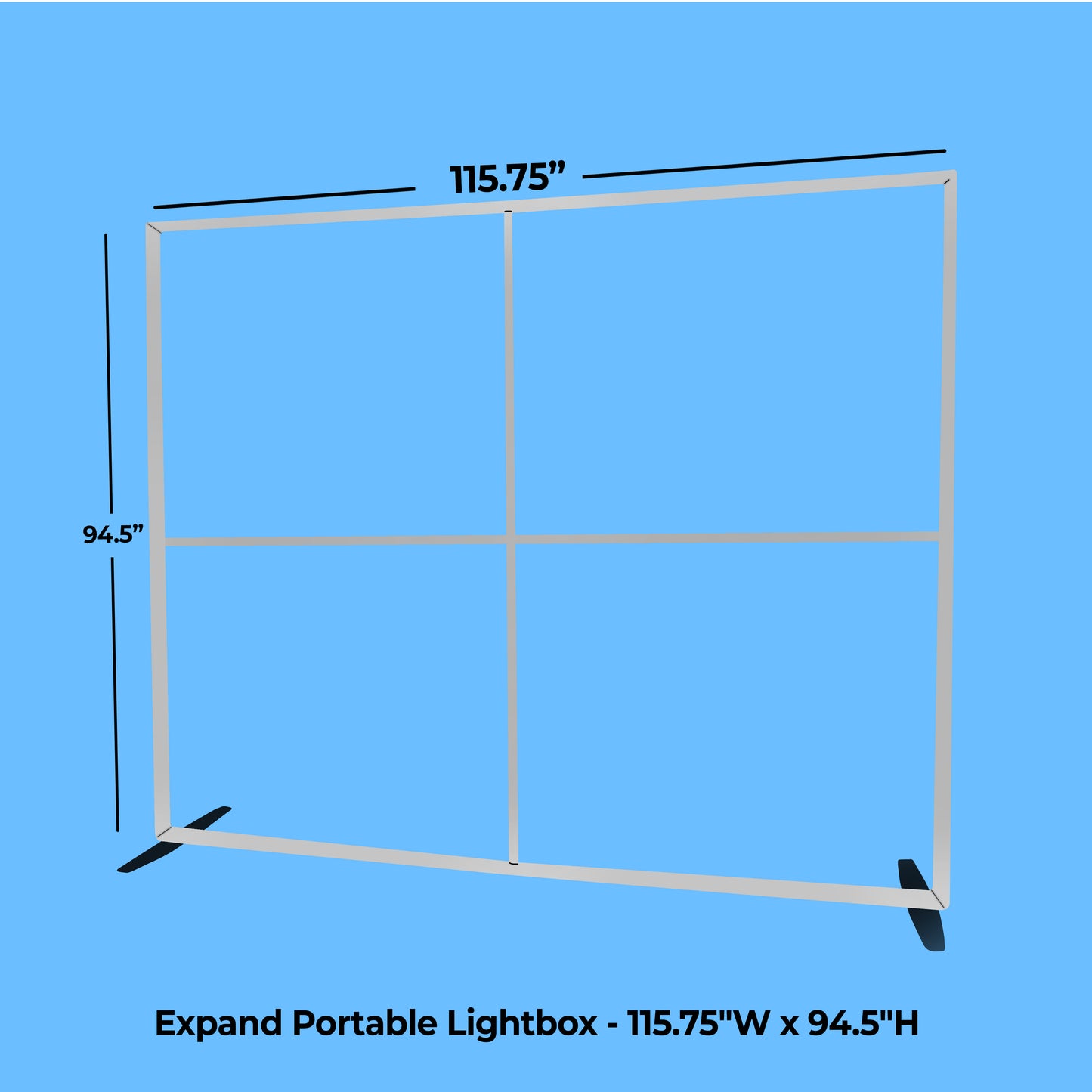 Expand Portable Lightbox - 115.75"W x 94.5"H