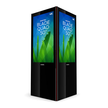 Blade Double, Trio & Quad 50" Tower - Pro 4K UHD Digital Signage Kiosk