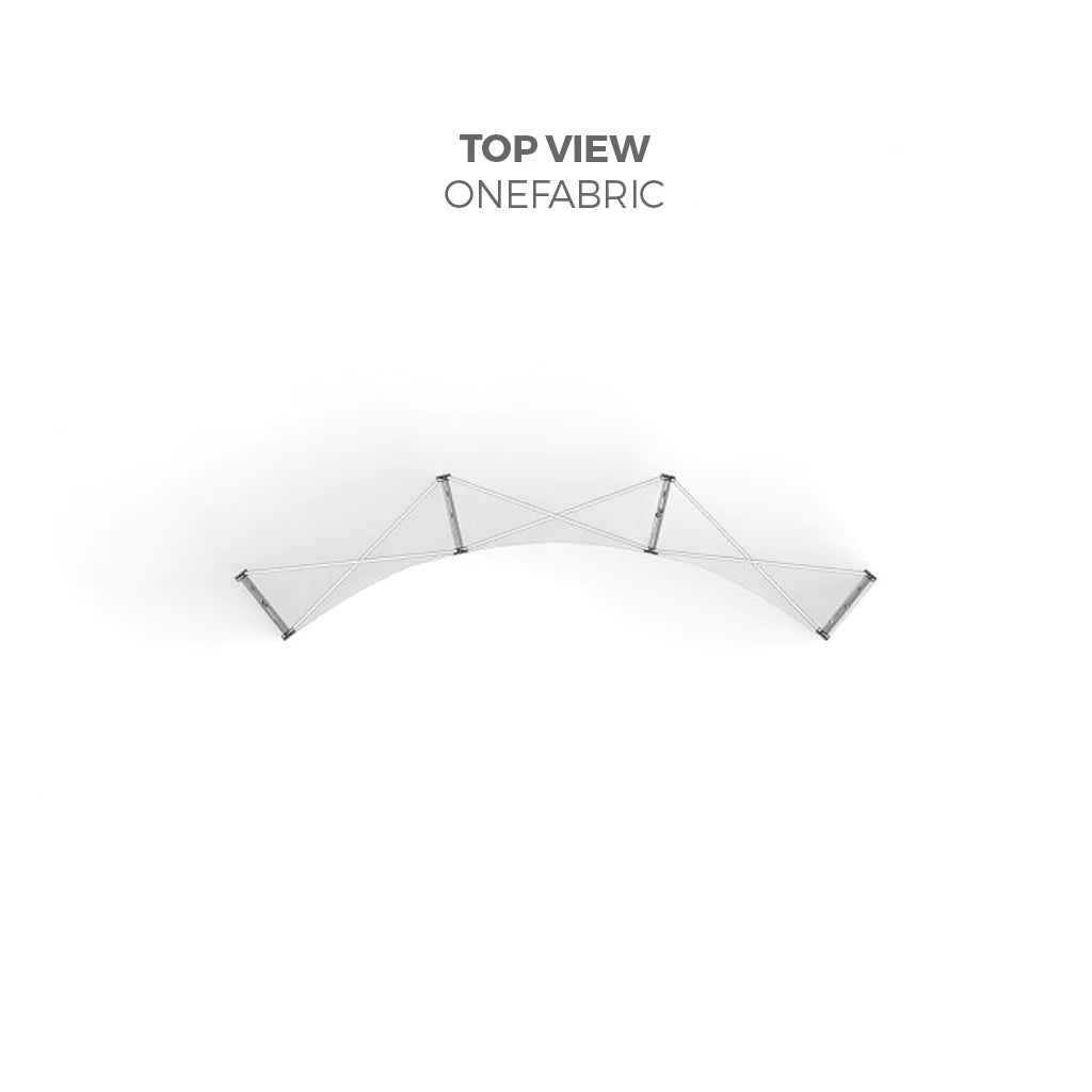 OneFabric 8ft Pop-Up Curved Display
