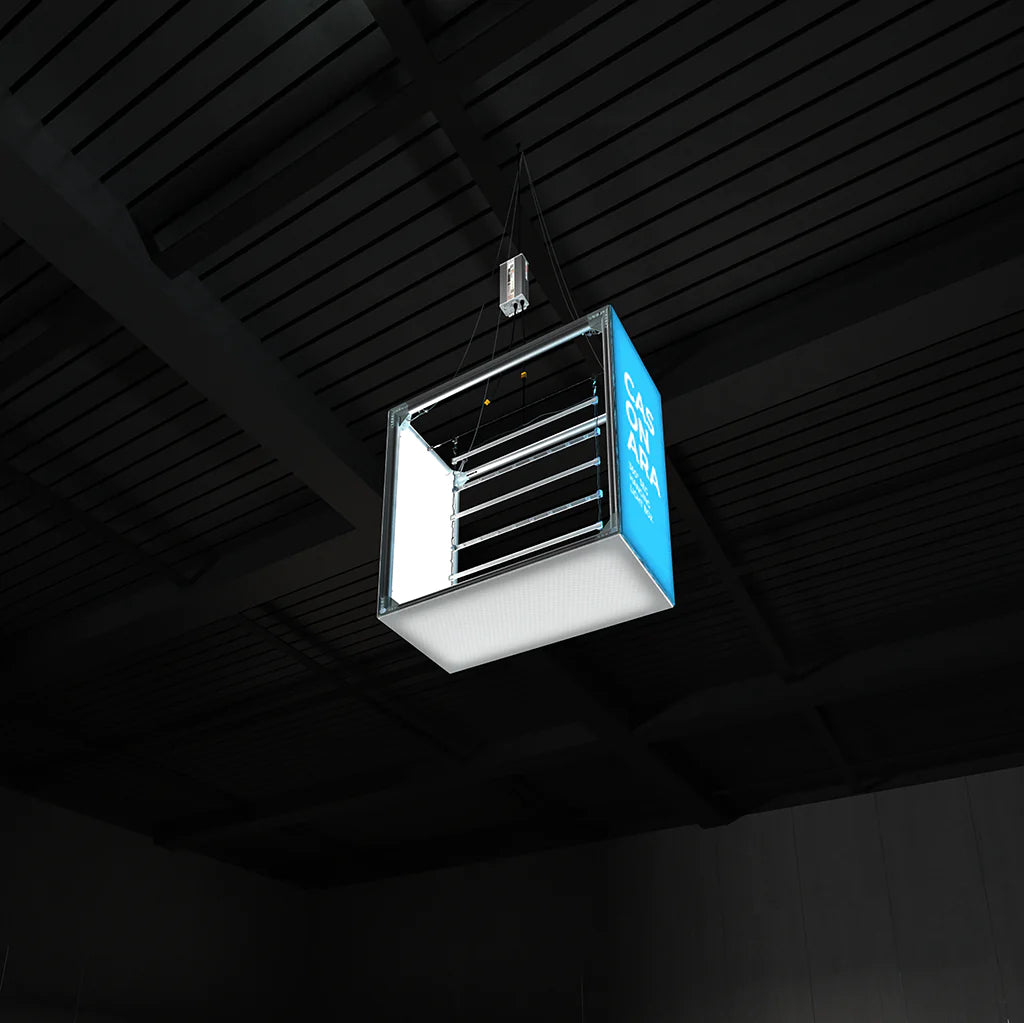 Rectangle Cube Hanging Light Box 100M - 3.5ft
