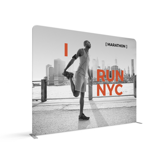 Waveline Display 10ft Straight - Replacement Graphic