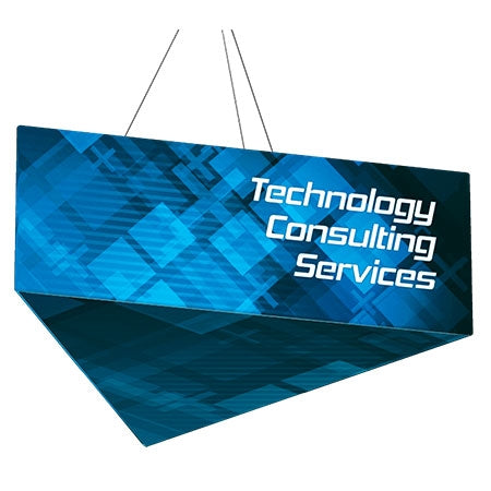 20' Triangle Hanging Sign Double-Sided