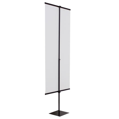 24" Snap Rail Single Banner Display Kit