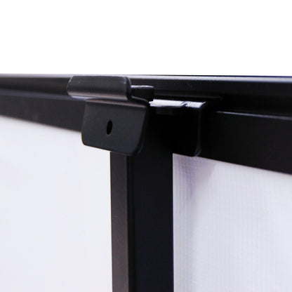 24" Snap Rail Single Banner Display Kit