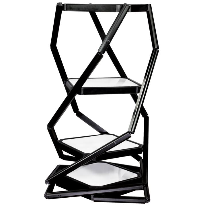 TWIST Portable Display Cabinet with 4 shelves