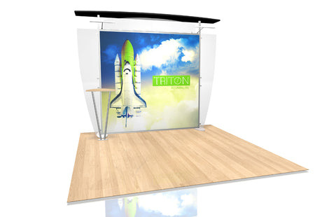 10 Ft Triton Alumalite V2 Straight Display Kit