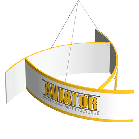 AVIATOR™ Pinwheel Hanging Sign 10'W x 48"H