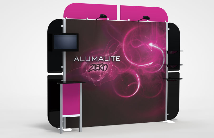 10 Foot Alumalite Zero Trade Show Exhibit Booth Display 7
